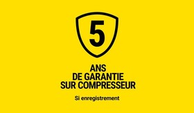 5 ans de garantie sur le compresseur des appareils refroidissement Zanussi